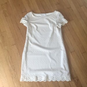 White lace dress